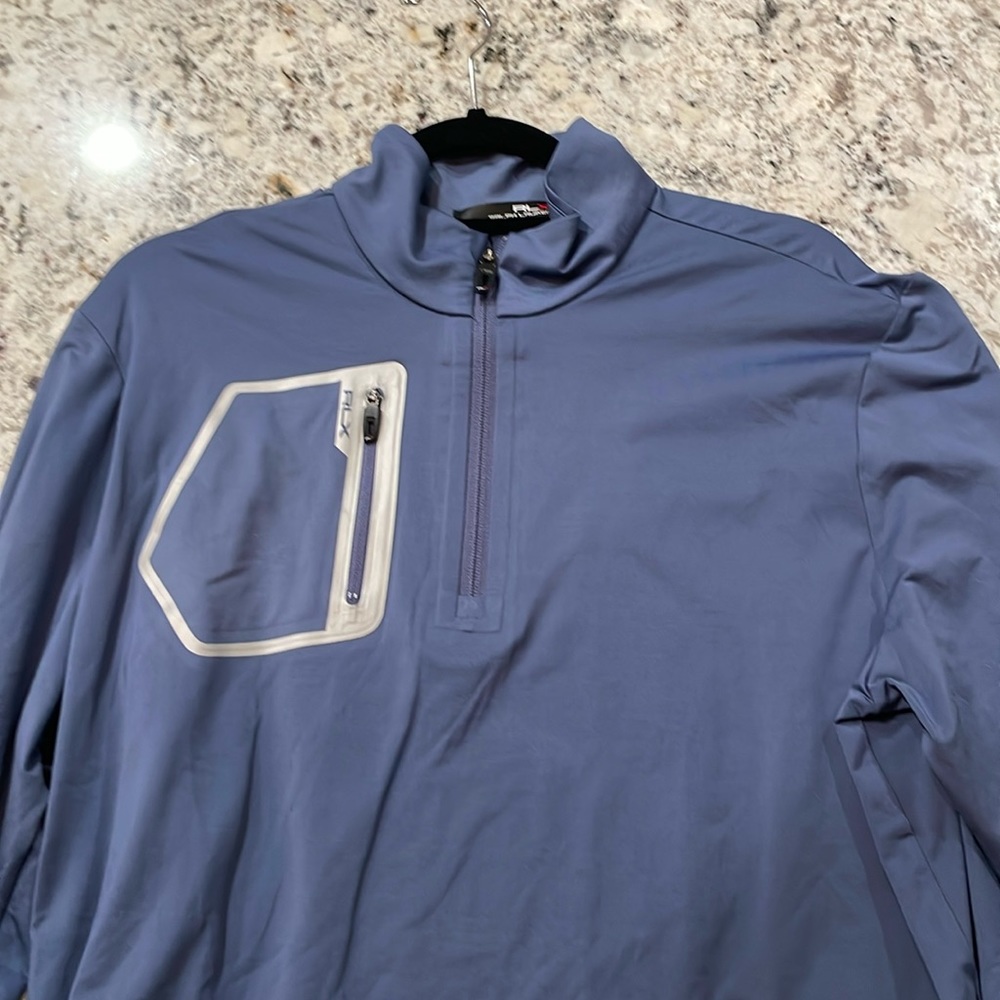 Blue Polo RLX Long Sleeve jacket size Large - never worn